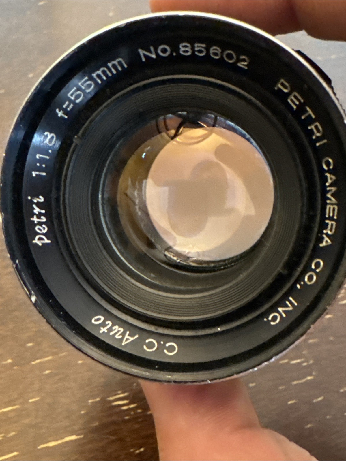 PETRI C.C Auto 55mm f/1.8 Standard Prime Lens Made In Japan