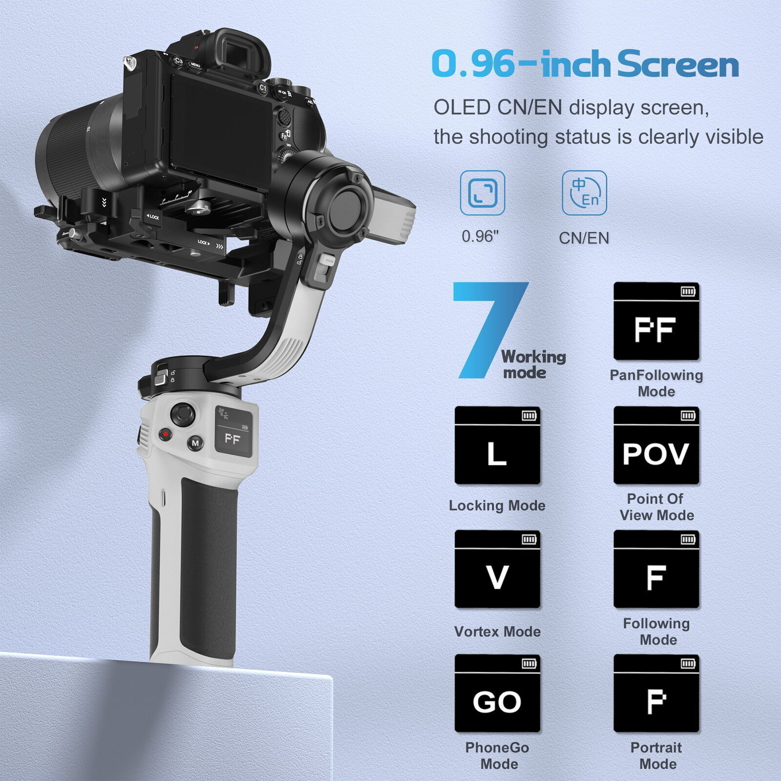 ZHIYUN Cinepeer WEEBILL 3E Handheld 3-Axis Gimbal Stabilizer for DSLR Cameras