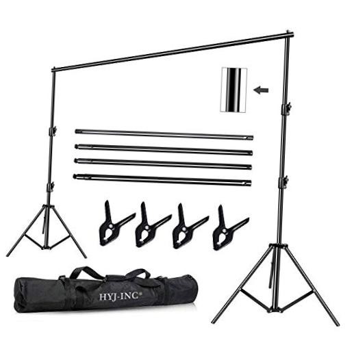 12ft x 10ft Photo Video Studio Heavy Duty Adjustable Photography Muslin