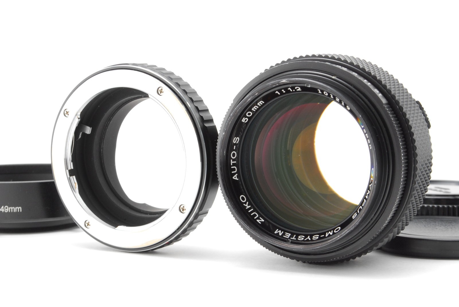 [OPT MINT w/hood] OLYMPUS OM-SYSTEM ZUIKO AUTO-S 50mm f1.2 MF Lens From JAPAN