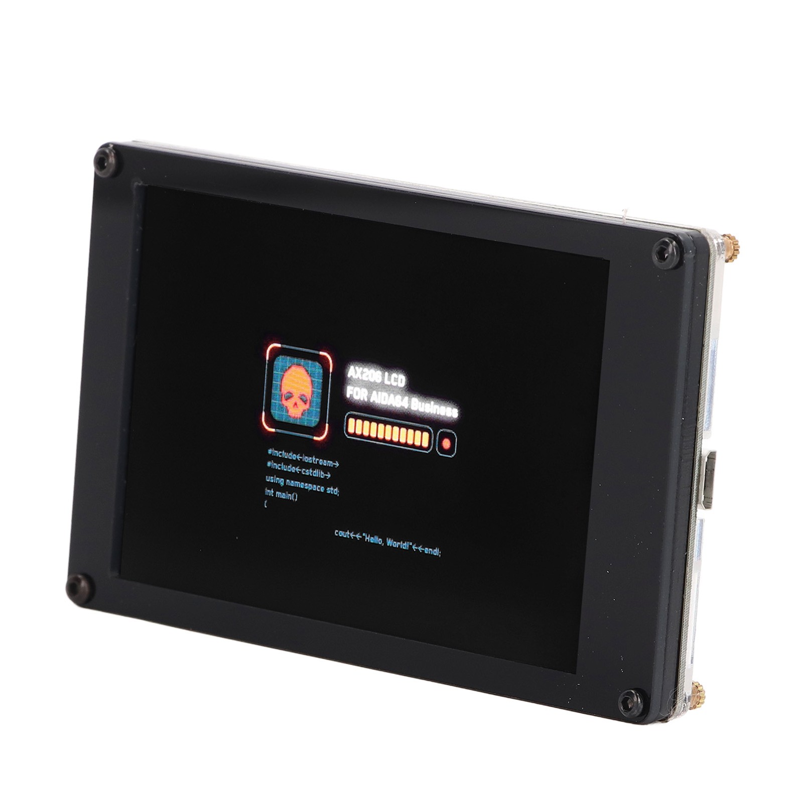 3.5in IPS Monitor Subscreen LCD Display Screen With USB Power Cable Support New