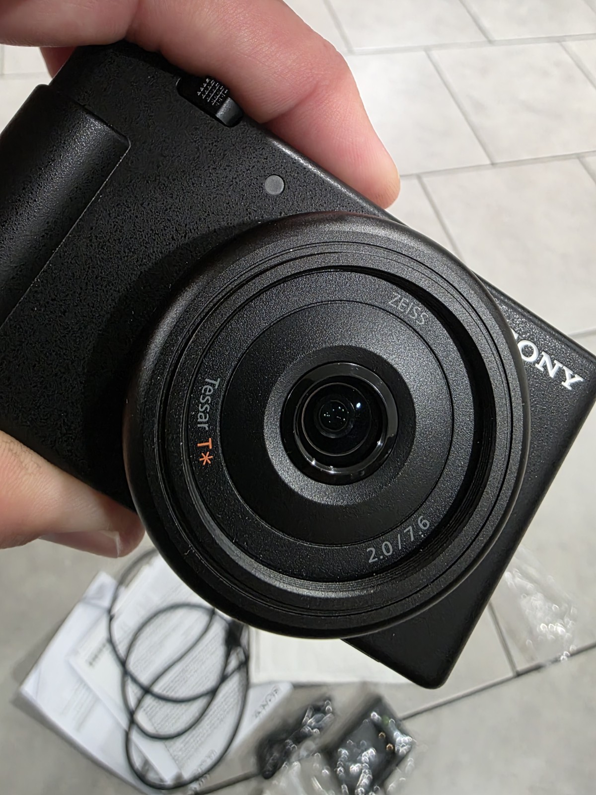 Sony ZV1F Vlog Camera for Content Creators and Vloggers Black Bundle