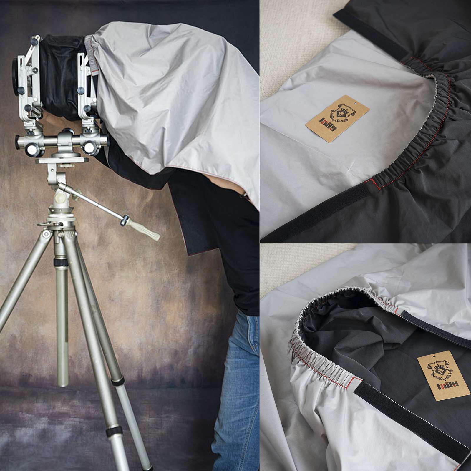 Professional Shade Dark Cloth Focusing Hood For 4×5 Large Format Camera Wrapping