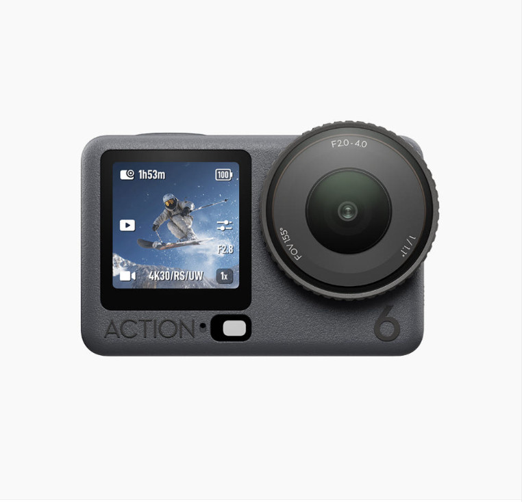 Used DJI Osmo Action 6 Enhanced Combo 2 Batts 1/1.1 Sensor 4K120 20M 50GB