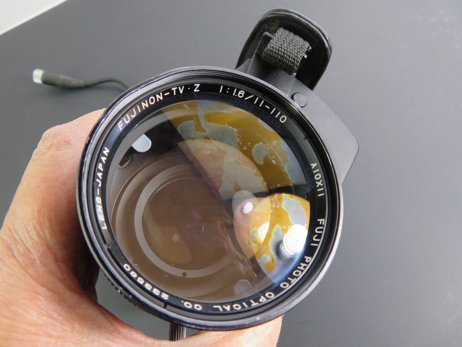Fujinon A10x11F 11–110mm f/1.6 with RM-1 Servo Unit B4 mount for repair or parts