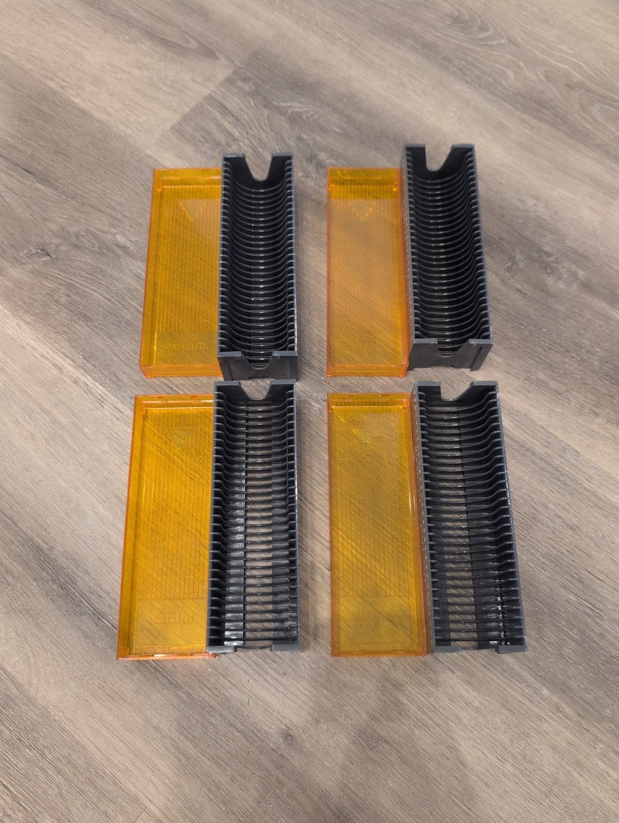 Lot of 4 Vintage Bell & Howell Micro-Fit Slide Trays