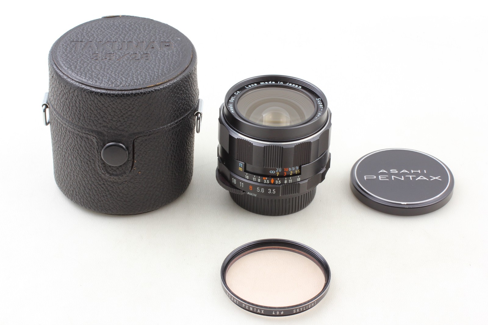 w/Case🎦👀✨MINT✨ Asahi Pentax Super Takumar 28mm f3.5 From JAPAN