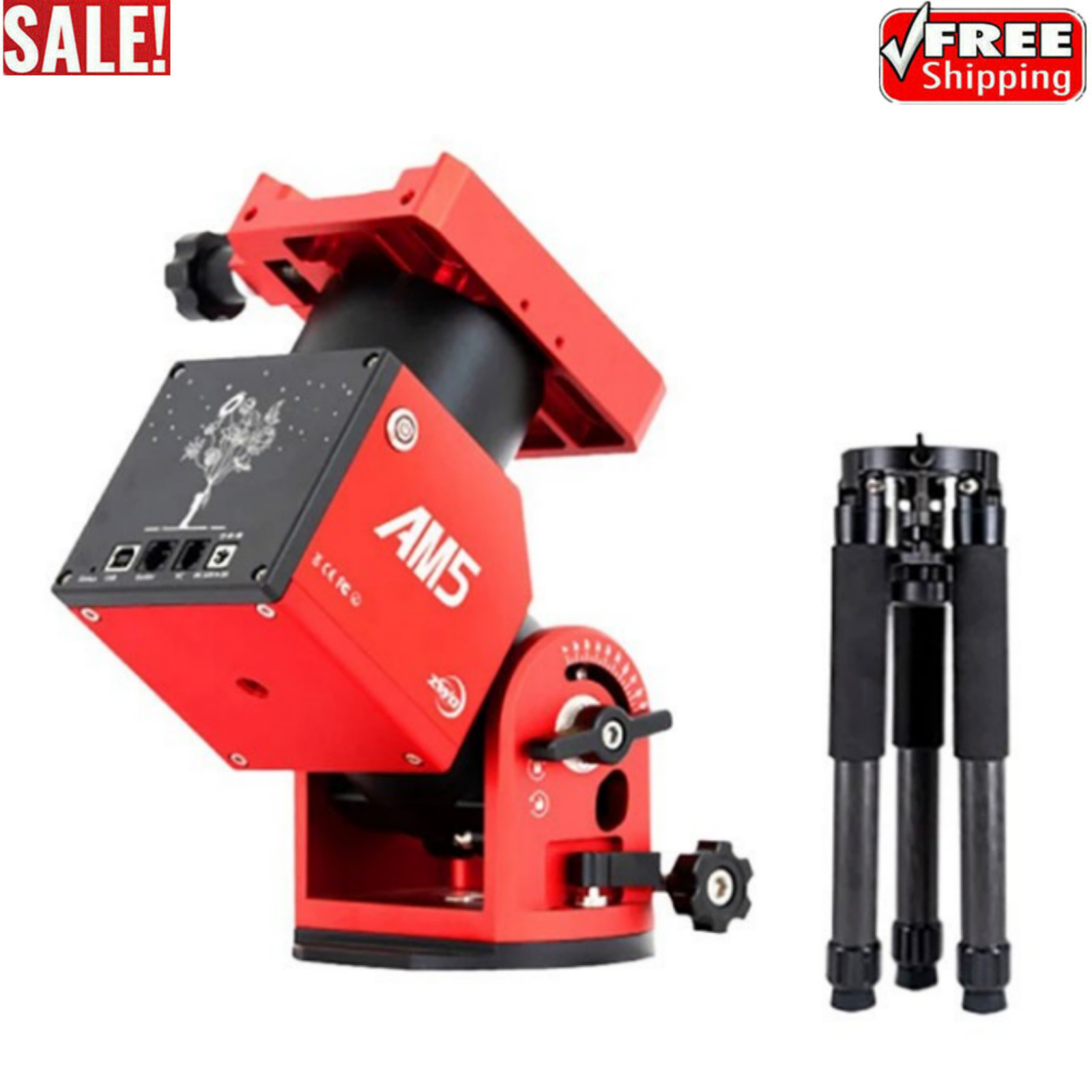 ZWO AM5+TC40 Harmonic Equatorial Mount Telescope with Carbon Fiber Tripod