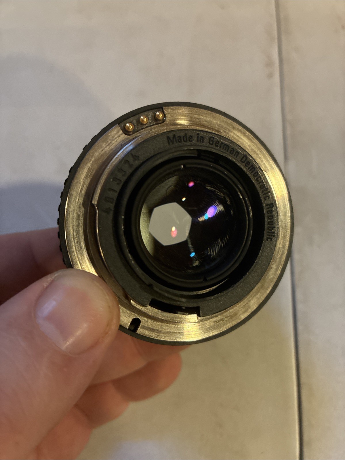 Carl Zeiss Jena DDR P 1:1.8 F=50mm MC Lens Praktica