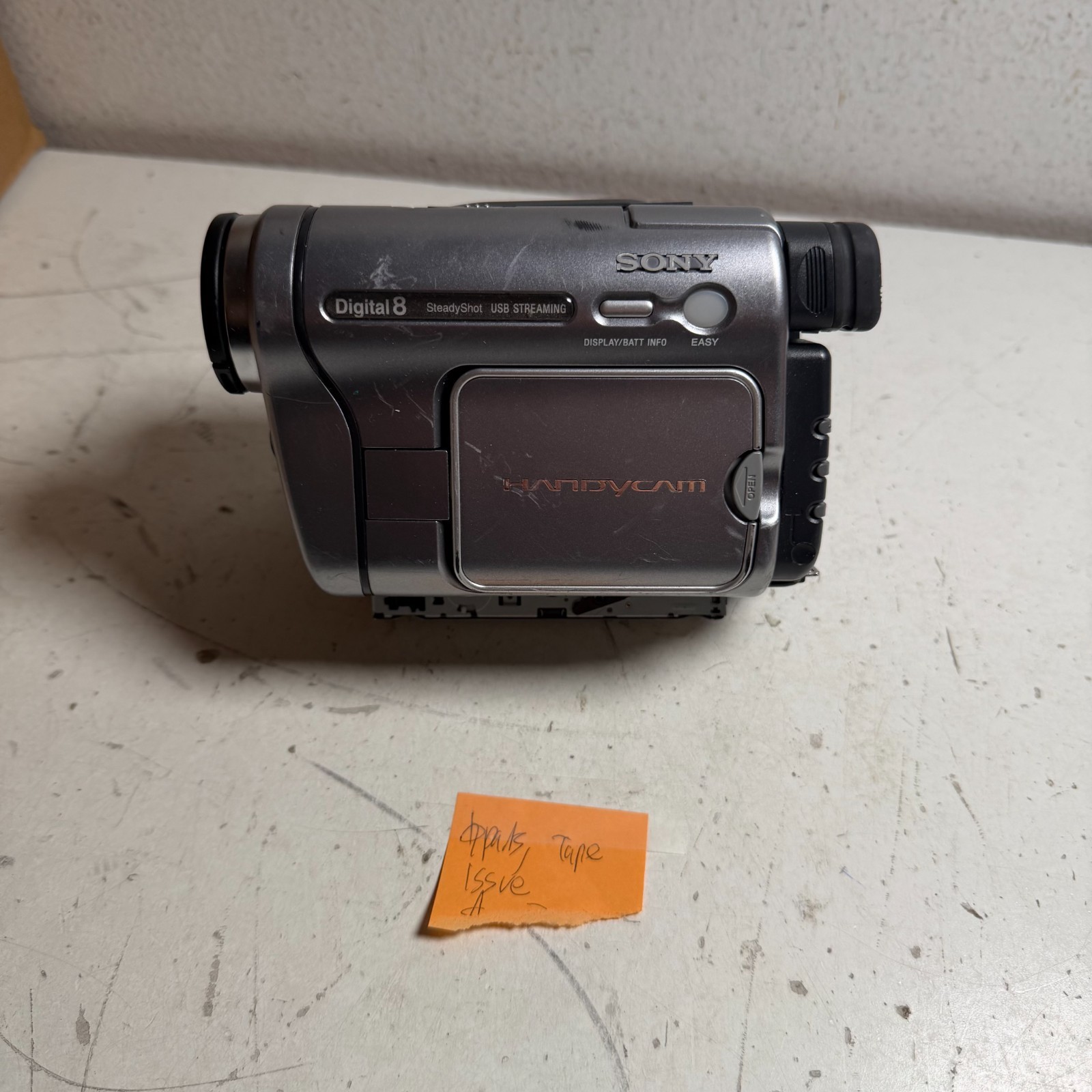 Sony Handycam DCR-TRV280 Silver Standard-Definition Digital8 Camcorder – Parts