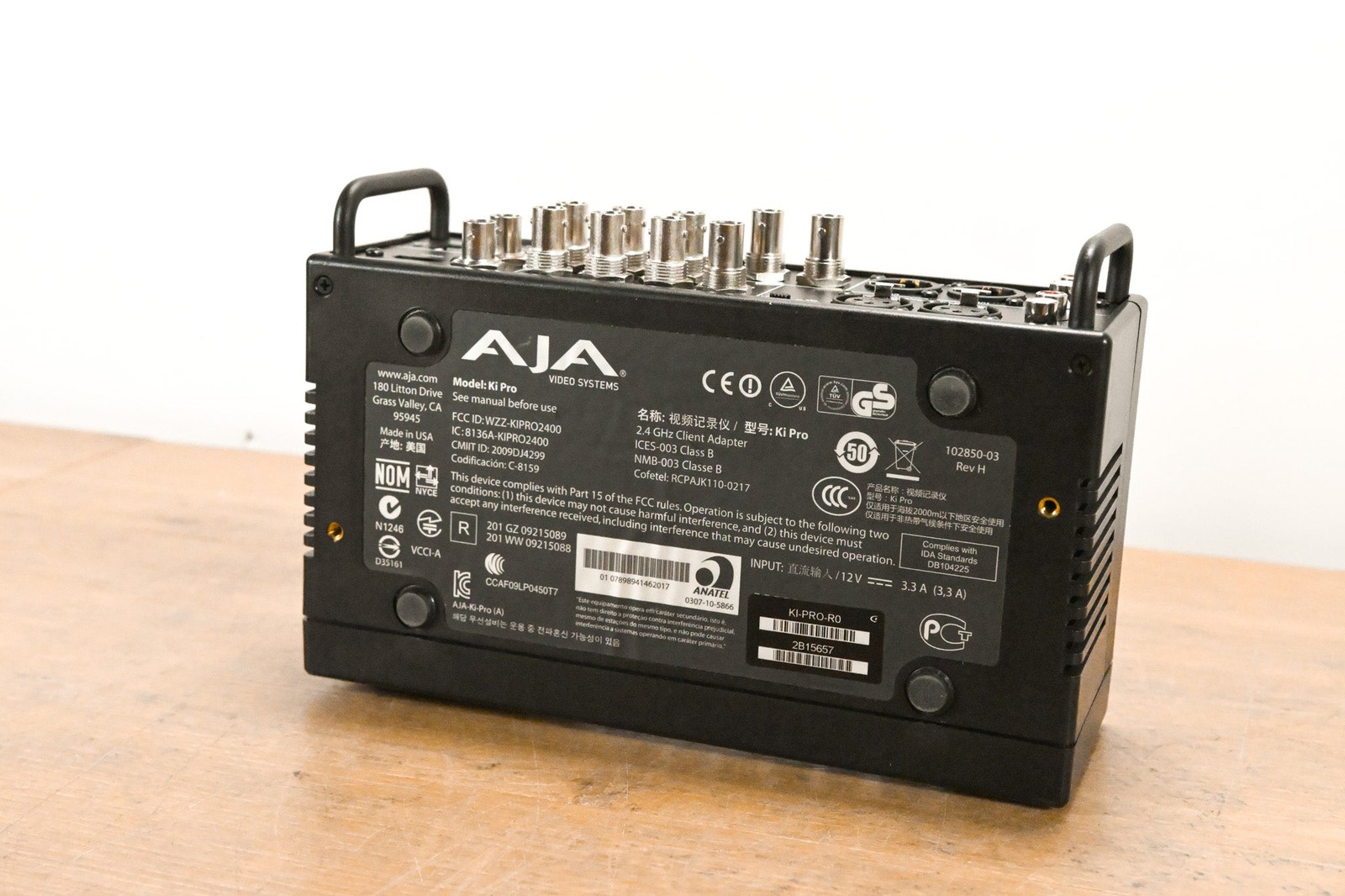 AJA Ki Pro File-Based HD/SD Video Recorder and Player (NO POWER SUPPLY) CG0110G