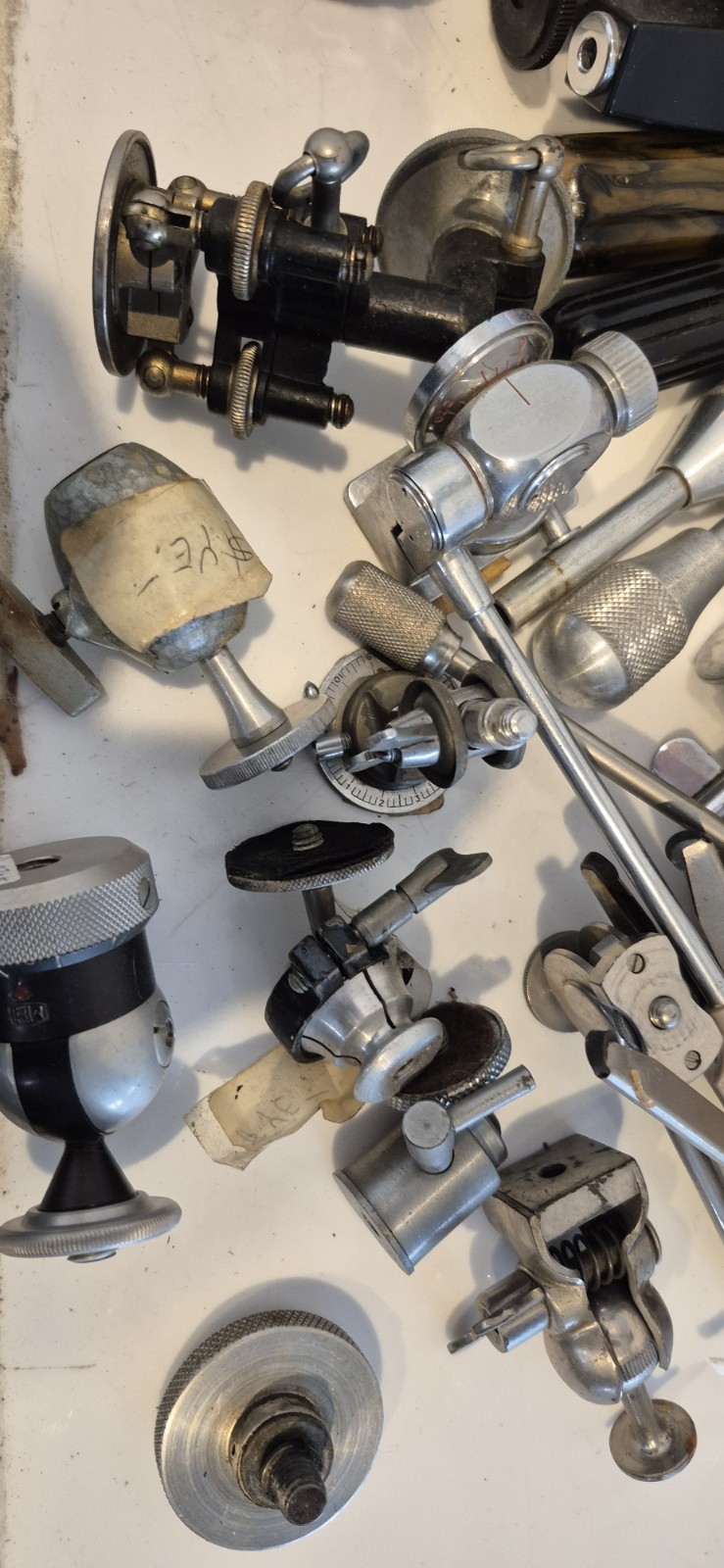 Estate Lot Camera Tripod Accessories Parts Atlas Headmaster Velbon Graflex