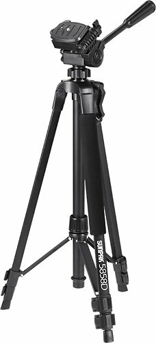 Sunpak Tripod 5858DLX 58” Aluminum 3-Way Pan & Tilt Head