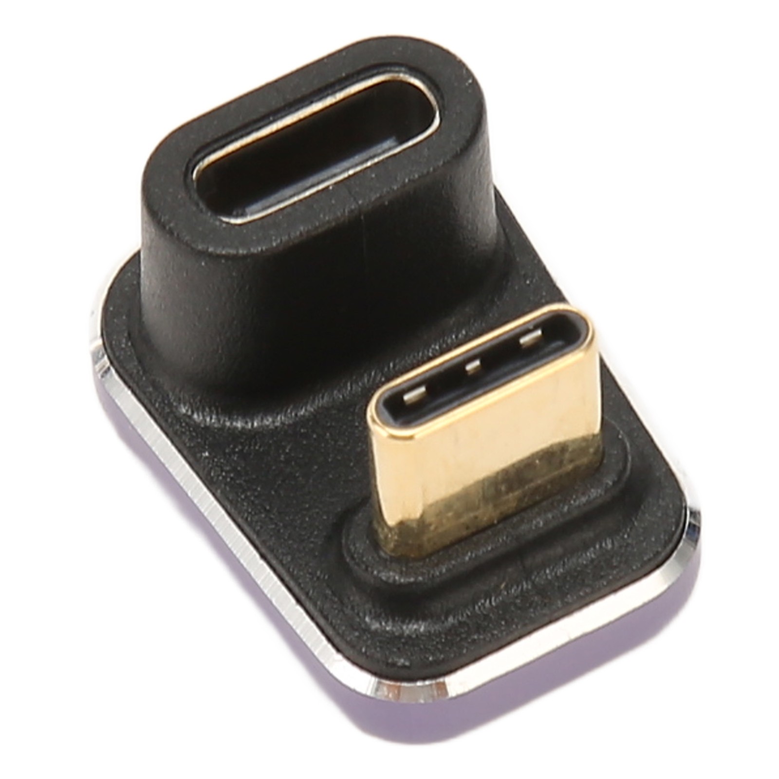 Type C Female-Male Adapter 40Gbps 240W U Shaped 8K Supported 180 Degree USB C