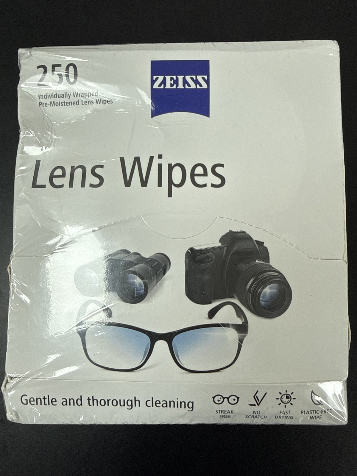 ZEISS Pre-Moistened Eyeglass Lens Cleaning Wipes – (250 ct.)