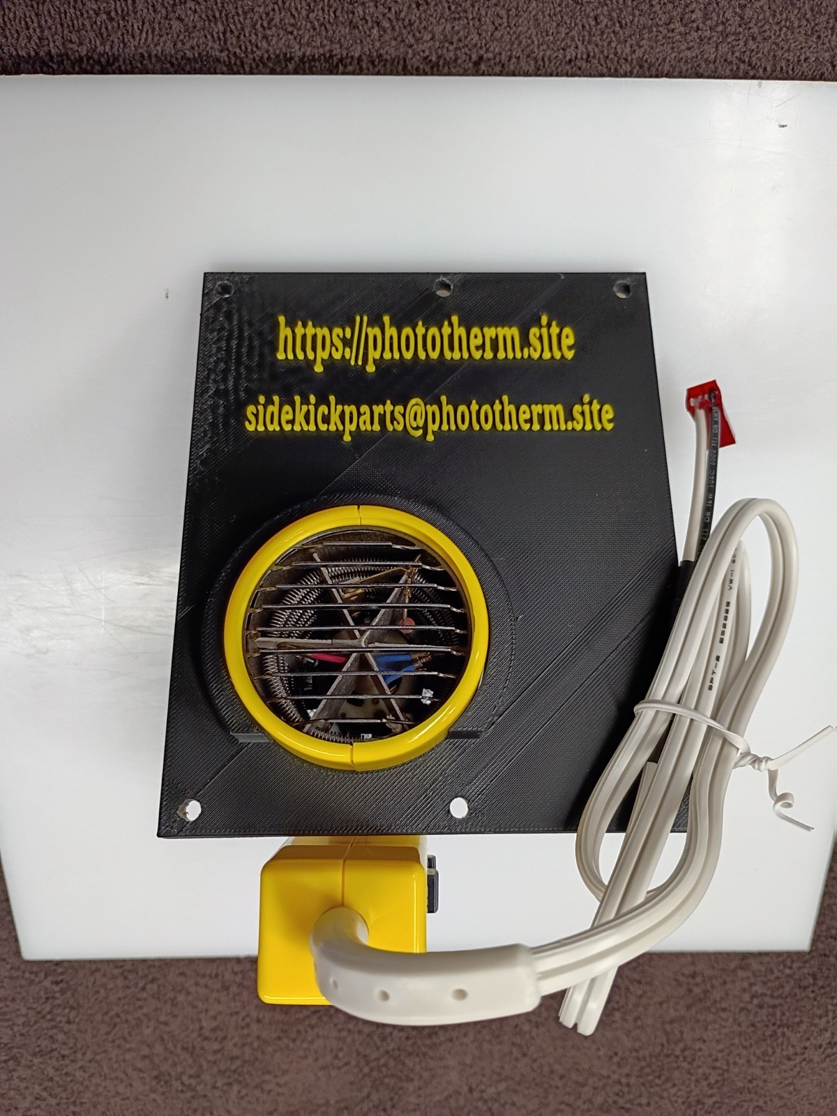 Phototherm Sidekick Dryer and mounting plate