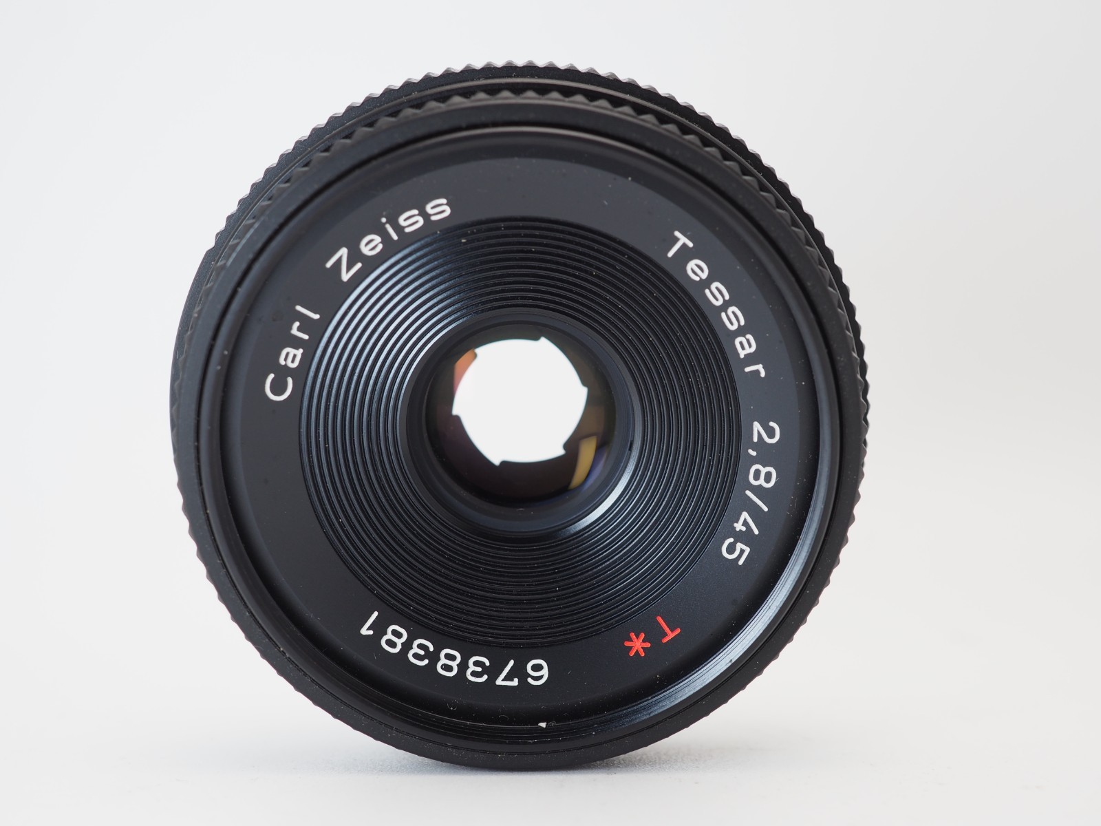 Contax Carl Zeiss Tessar T 45mm F2.8 AEJ MF Pancake Lens J165