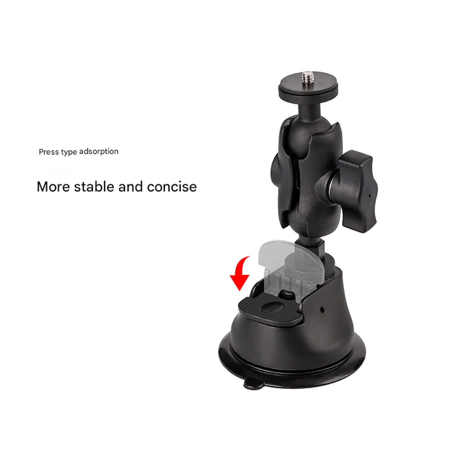 Car Suction Cup Mount Bracket+Selfie Stick For Insta360 X5 X4 X3 X2 DJI Camera