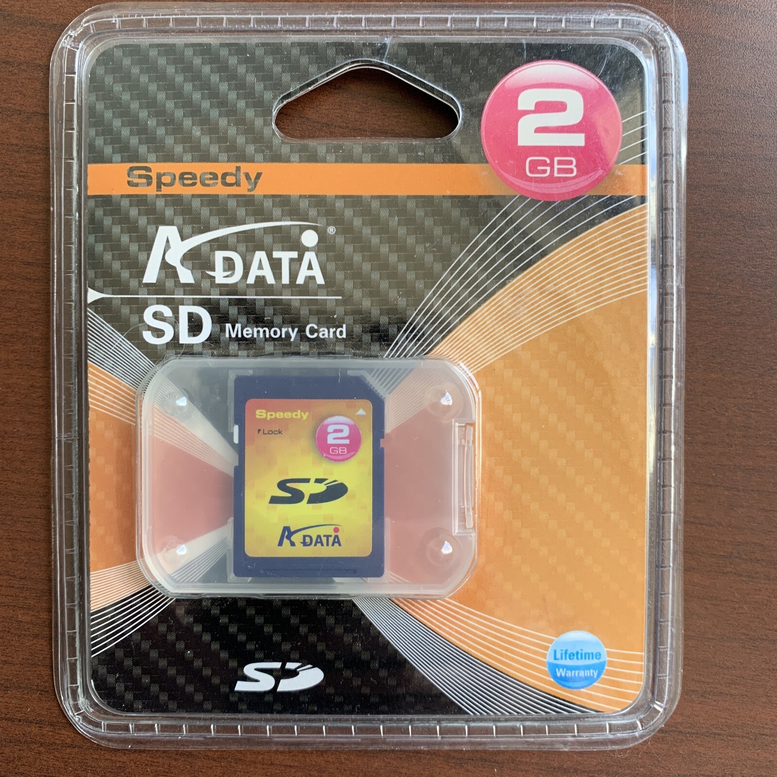 A Data 2gb SD Memory Card SEALED Speedy 2 GB