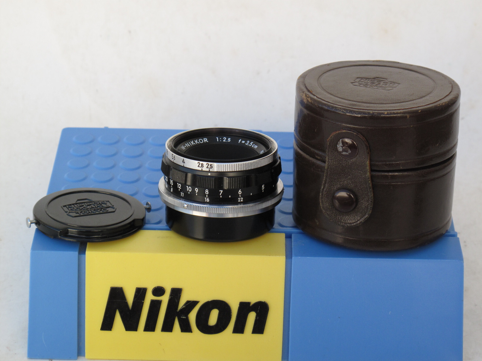 RARE Nikon RF 3.5cm 2.5 in 1.8 barrel, caps/case, MINTY US SELLER “LQQK”