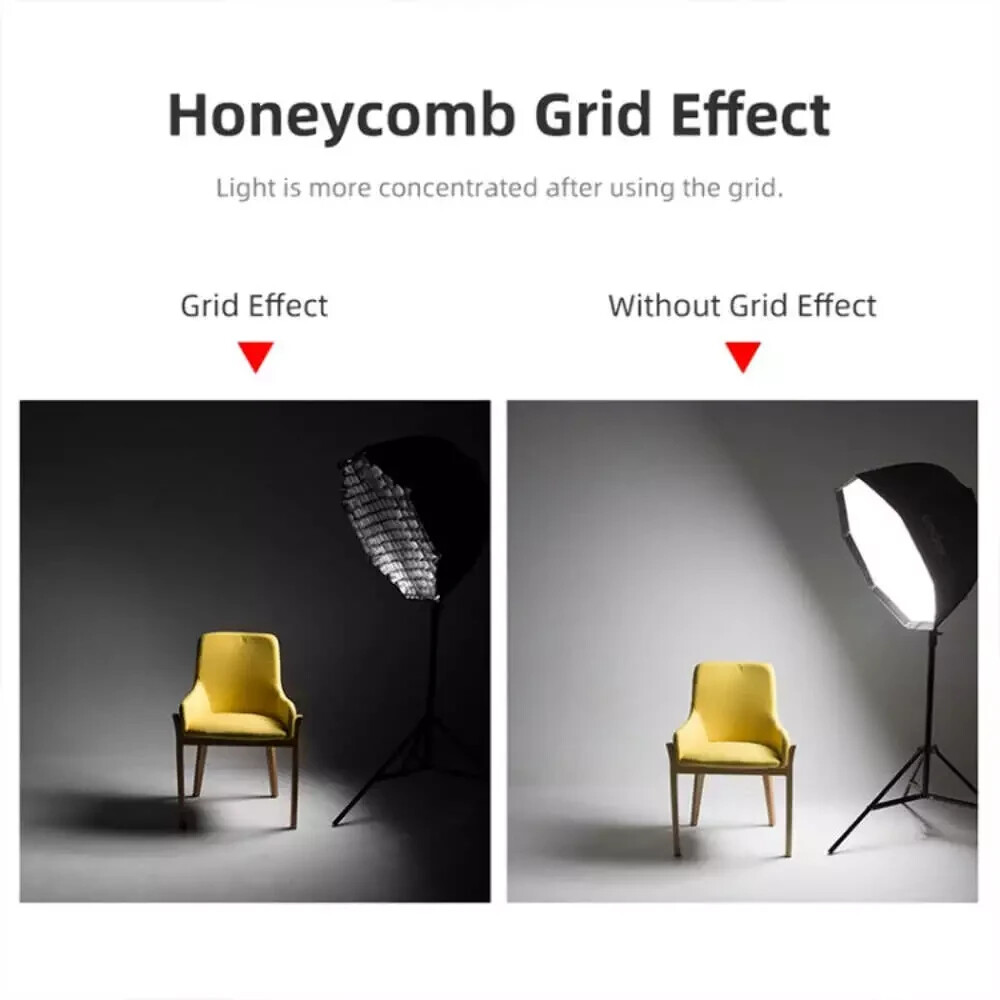 US TRIOPO 65cm/90cm/120cm Honeycomb Grid for K2 KS KS2 KX Series Octagon Softbox