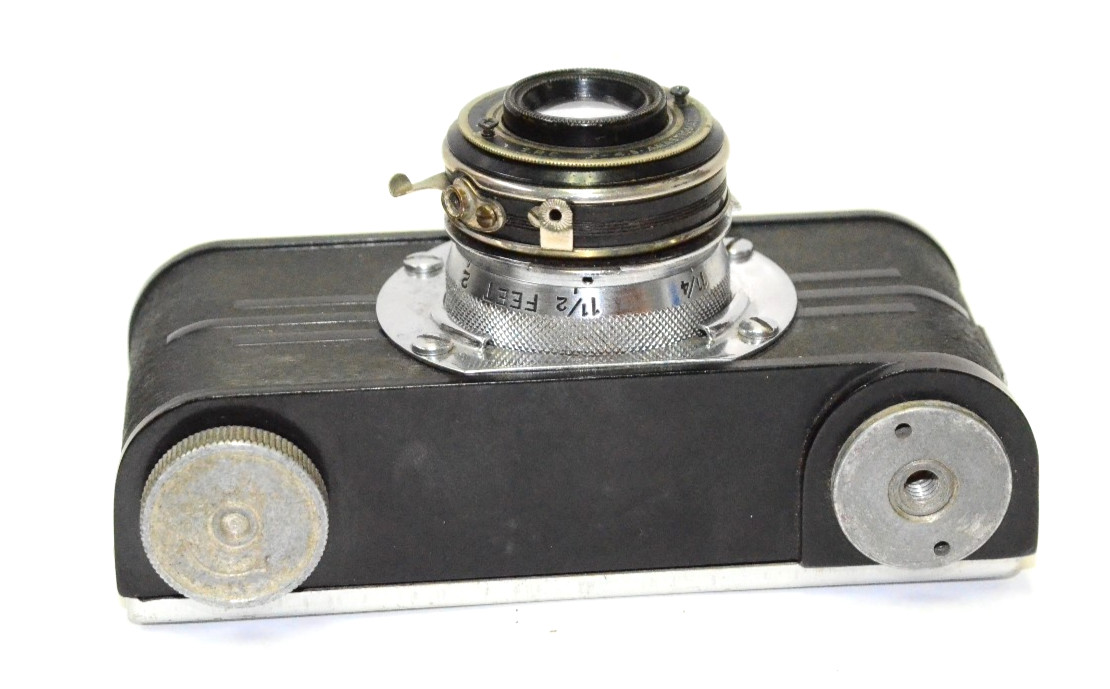 Argus AF 35mm Camera f4.5 Anastigmat Black Bakelite Art Deco -PARTS OR REPAIR