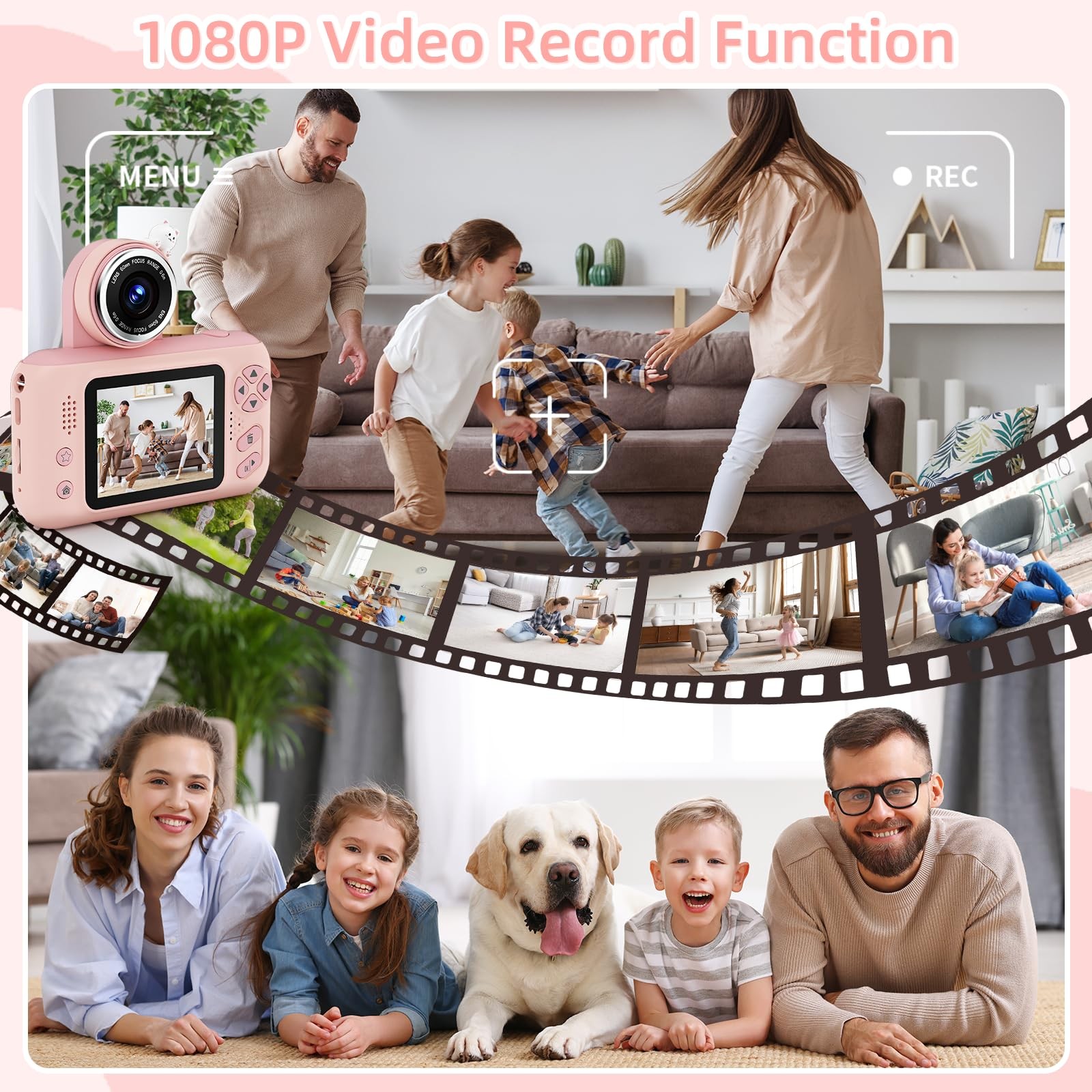 Makolle Upgrade Kids Selfie Camera,Chritmas Birthday Gift for 3-9 Years Old G…