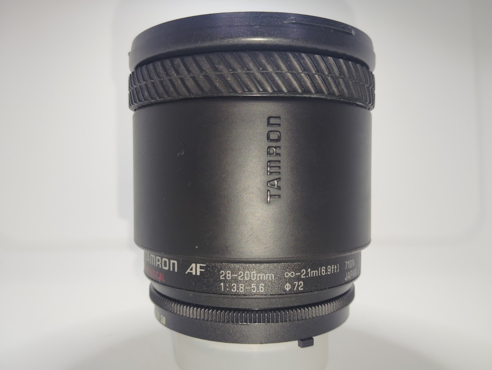 Tamron AF 28-200mm f3.8-5.6 Aspherical Lens For Nikon F φ72 71DN ∞-2.1m(6.9ft)