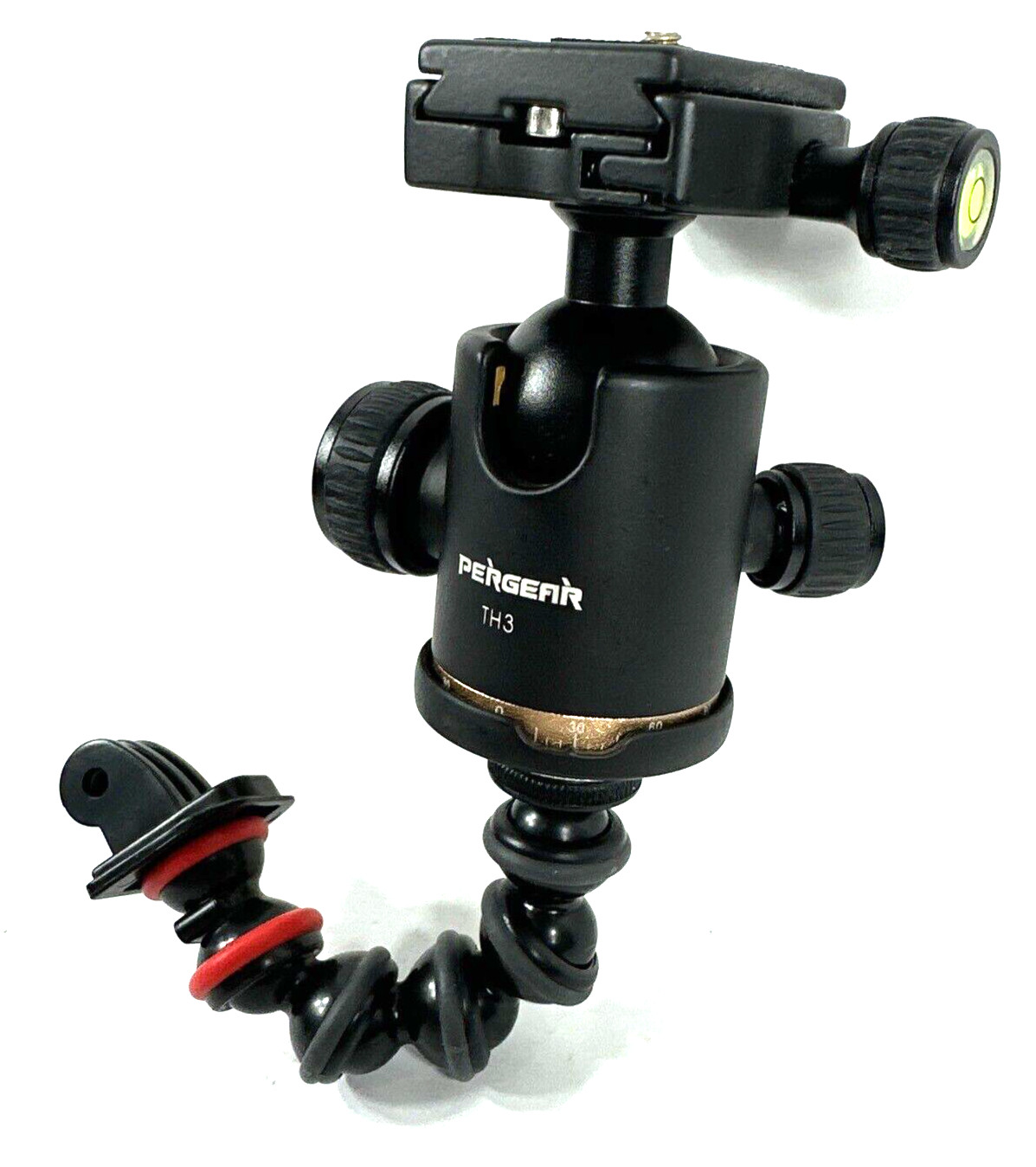 Pergear TH3 Pro Tripod Ball Head+Plate – Pre-Owned Joby Go Pro Arm – RARE