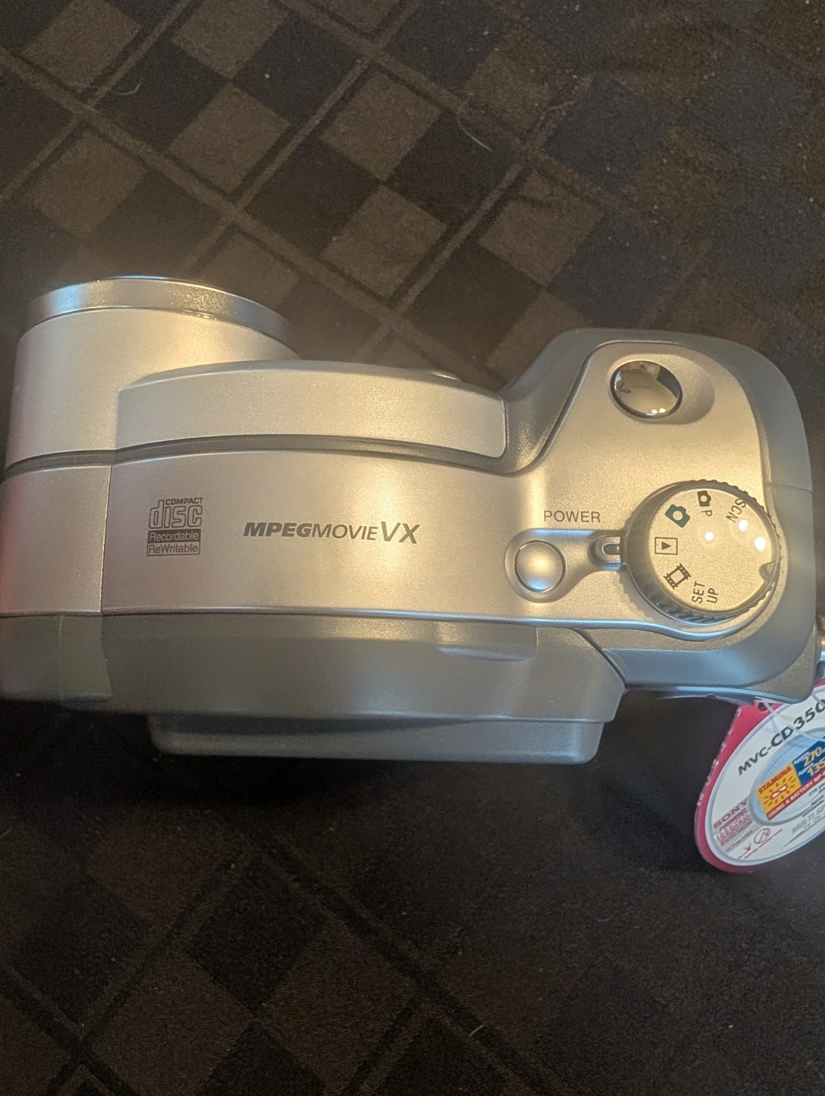 Sony CD Mavica 3.2MP Digital Camera – 3x Optical Zoom – (MVC-CD350) New Open box