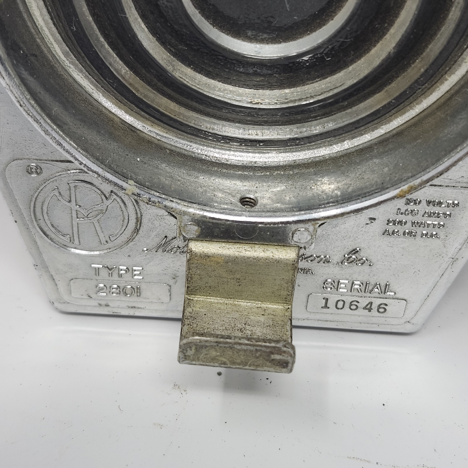 Mini Mole Richardson 2801 Studio Light Stage Lighting Broken Cord & No Bulb