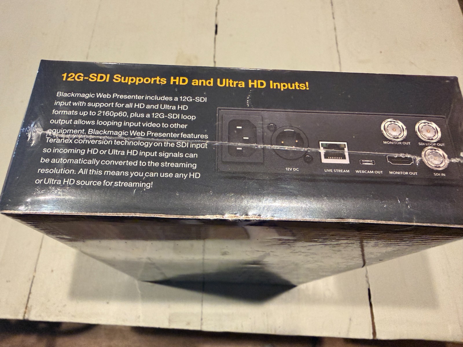 Blackmagic Design Web Presenter HD BDLKWEBPTRPRO Encoder (Factory Sealed)