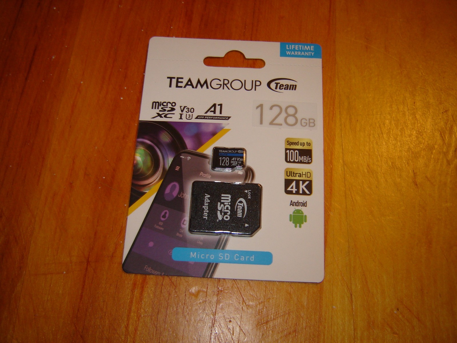 TeamGroup Elite Micro SDXC 128GB UHS-I U3 V30 A1 Flash Drive