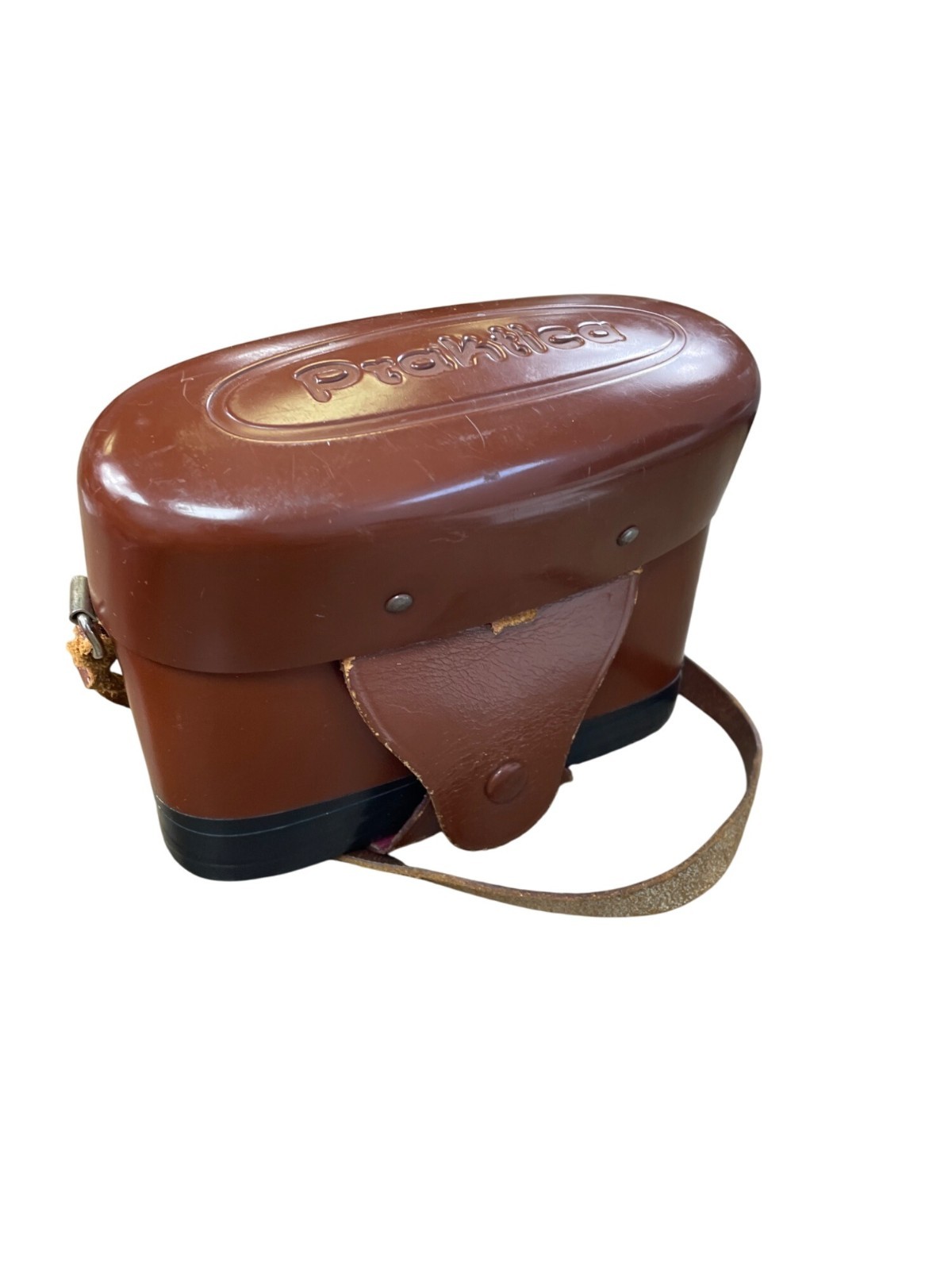 Praktica FX3 35mm Vintagec collectible Film Camera With Leather Case Strap SKU 8