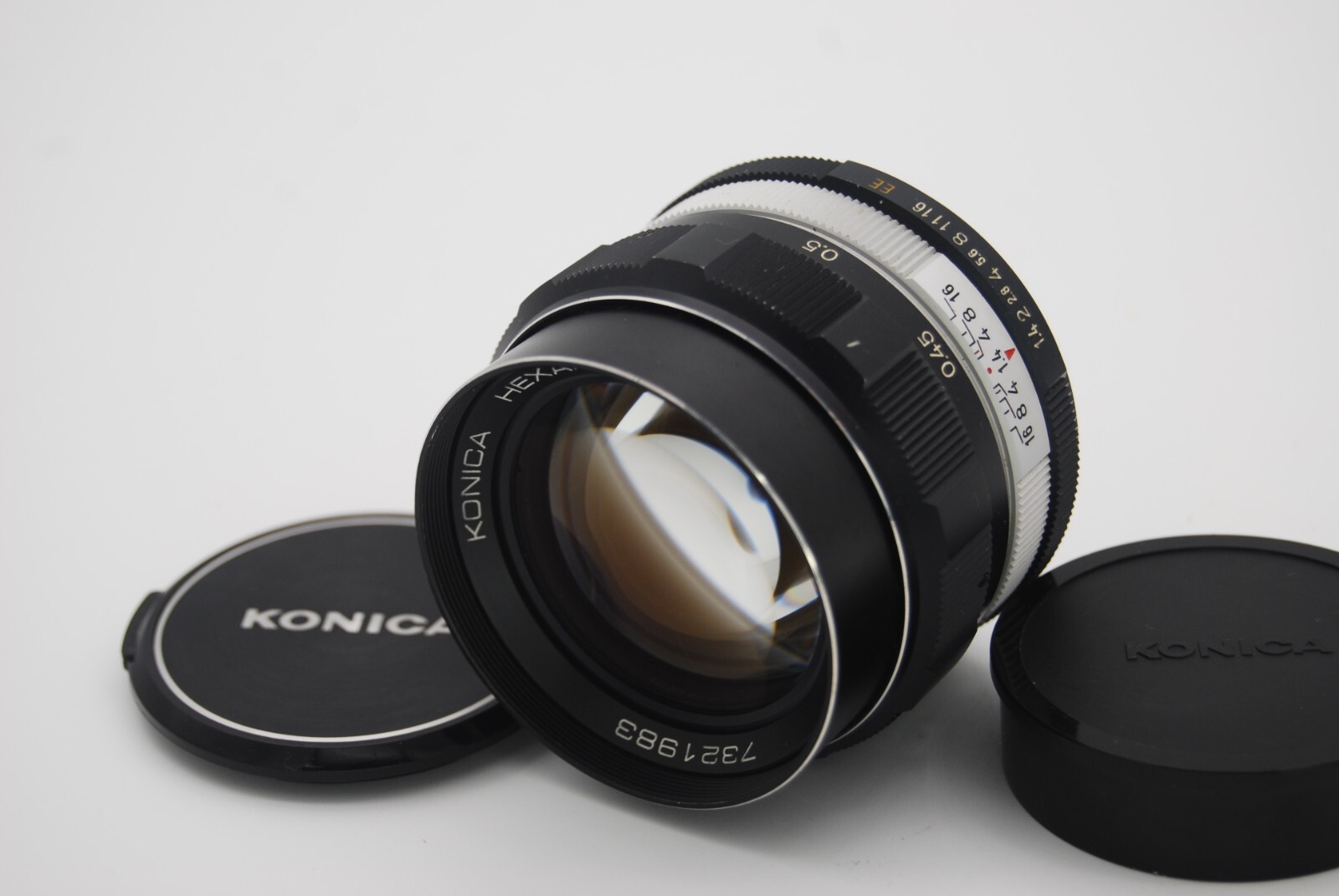 [Exc 4+] Konica Hexanon 57mm F/1.4 Standard MF Lens AR Mount from Japan #983