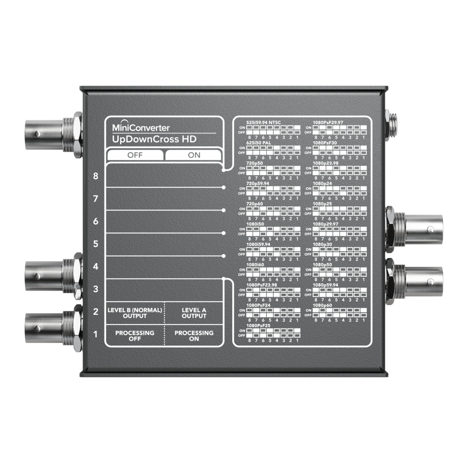 Blackmagic Design Mini Converter UpDownCross HD With 12V Universal Power Supply