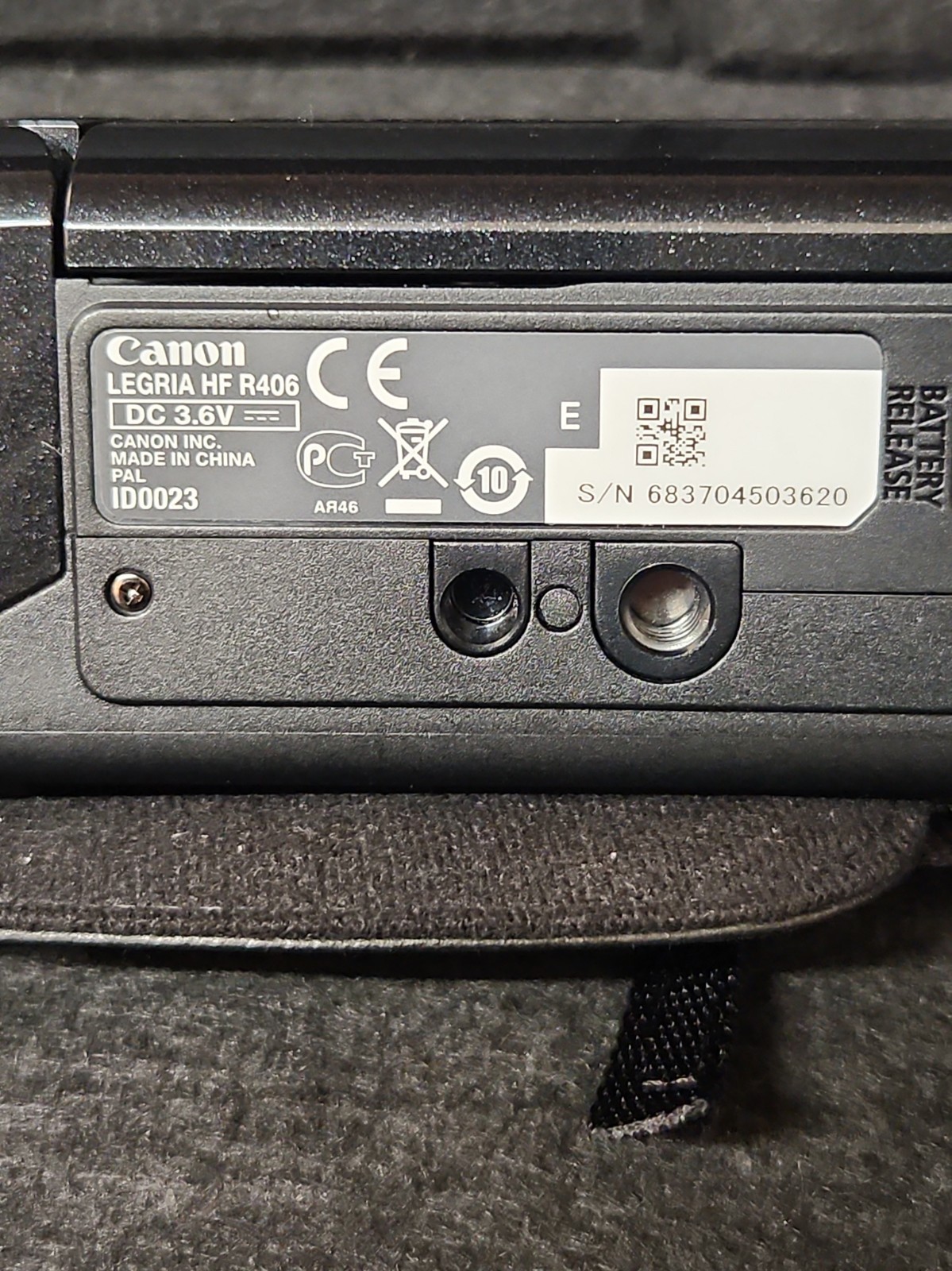 Canon Legria HF R406 Full HD Camcorder 54x Zoom AVCHD HDMI Boxed With Extras