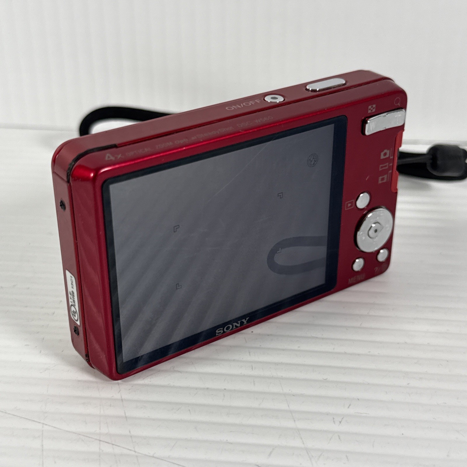 Sony Cyber-shot DSC-W560 14.1MP Digital Camera – Red – Working – With Charger