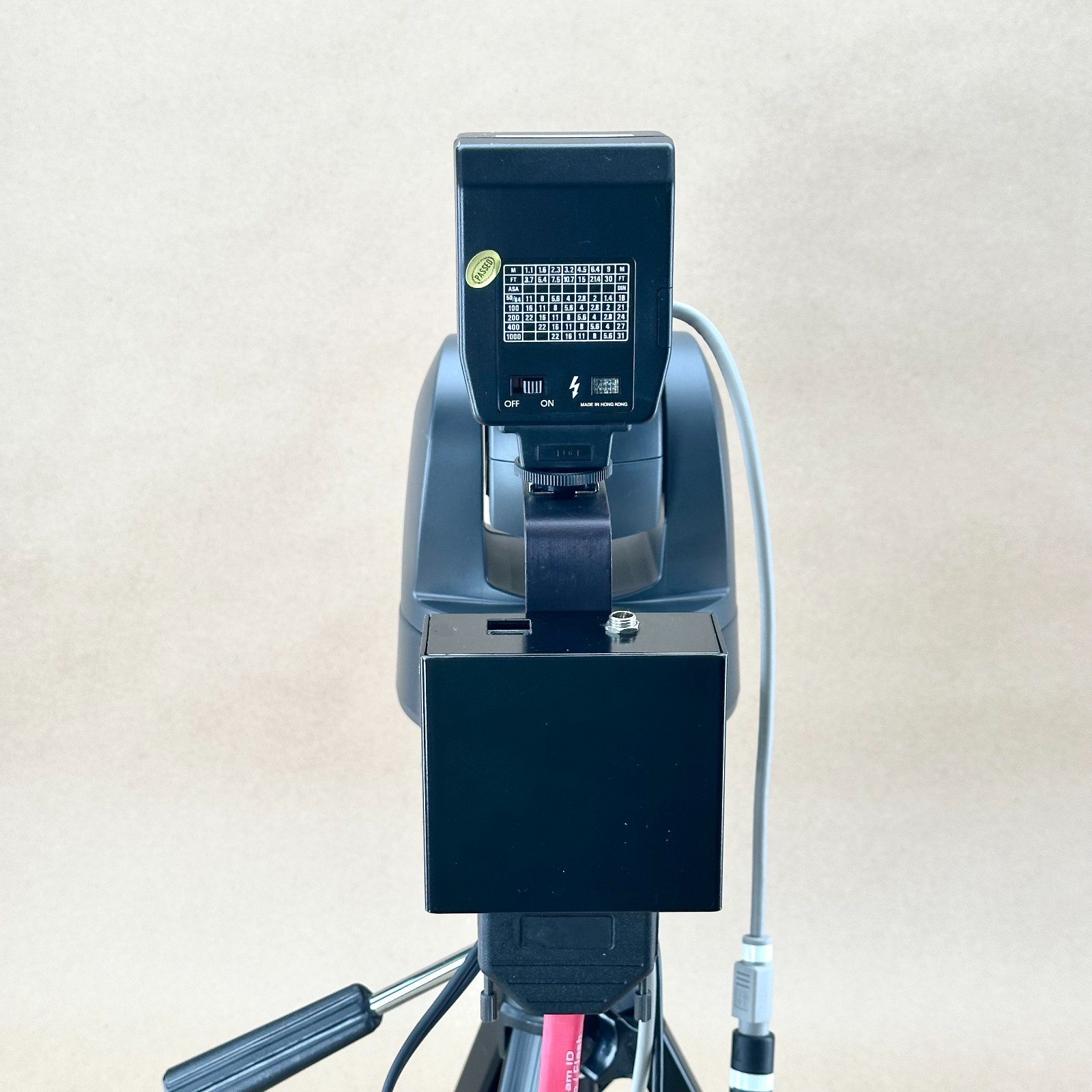 VAL Cam 8500-630 PTZ Camera System Bundle Flash Velbon Mini-F Tripod Used