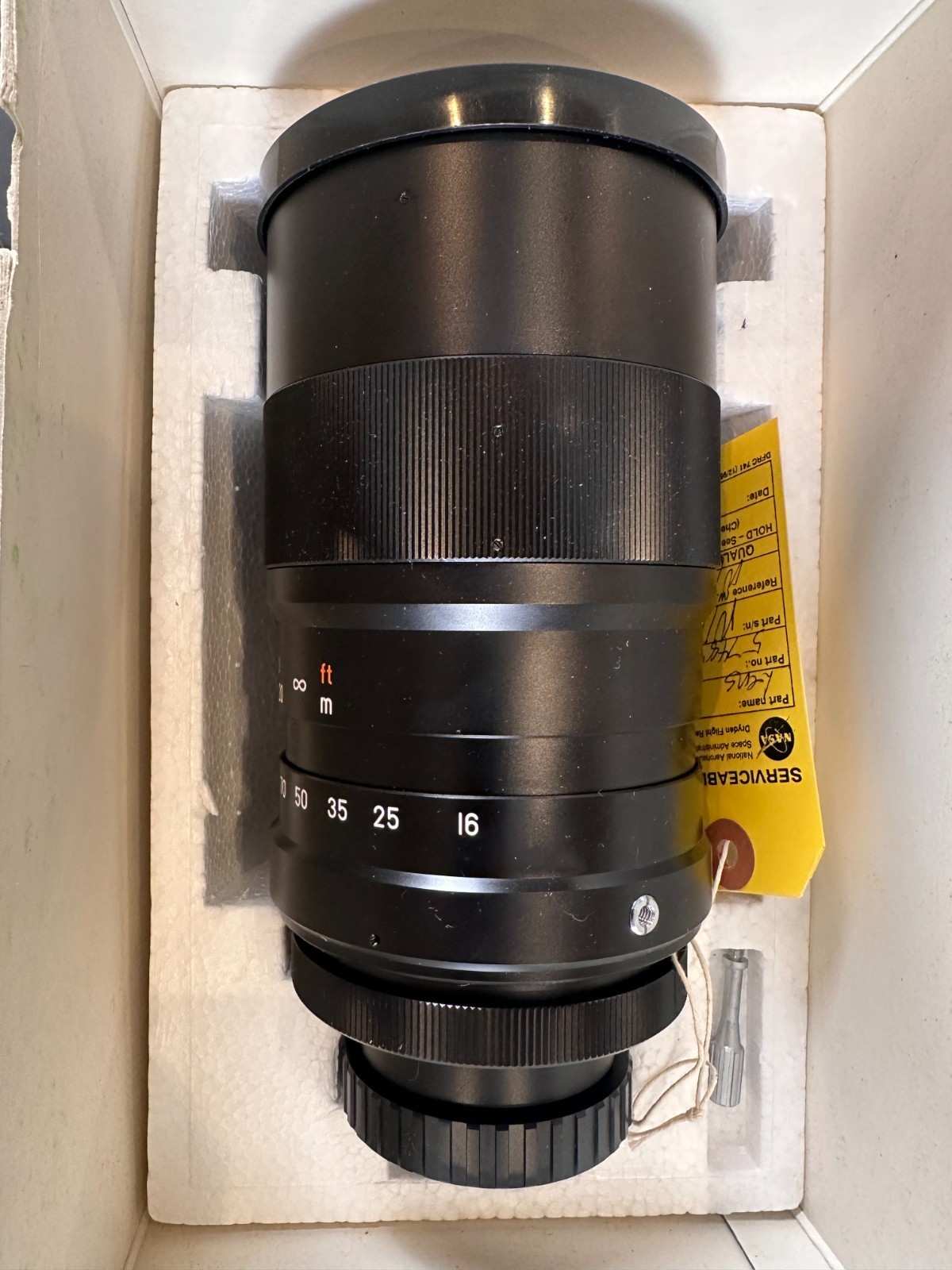 Fujinon C10x16A TV Zoom Lens 16-160mm f/1.8 Broadcast Lens w Box NASA Tagged