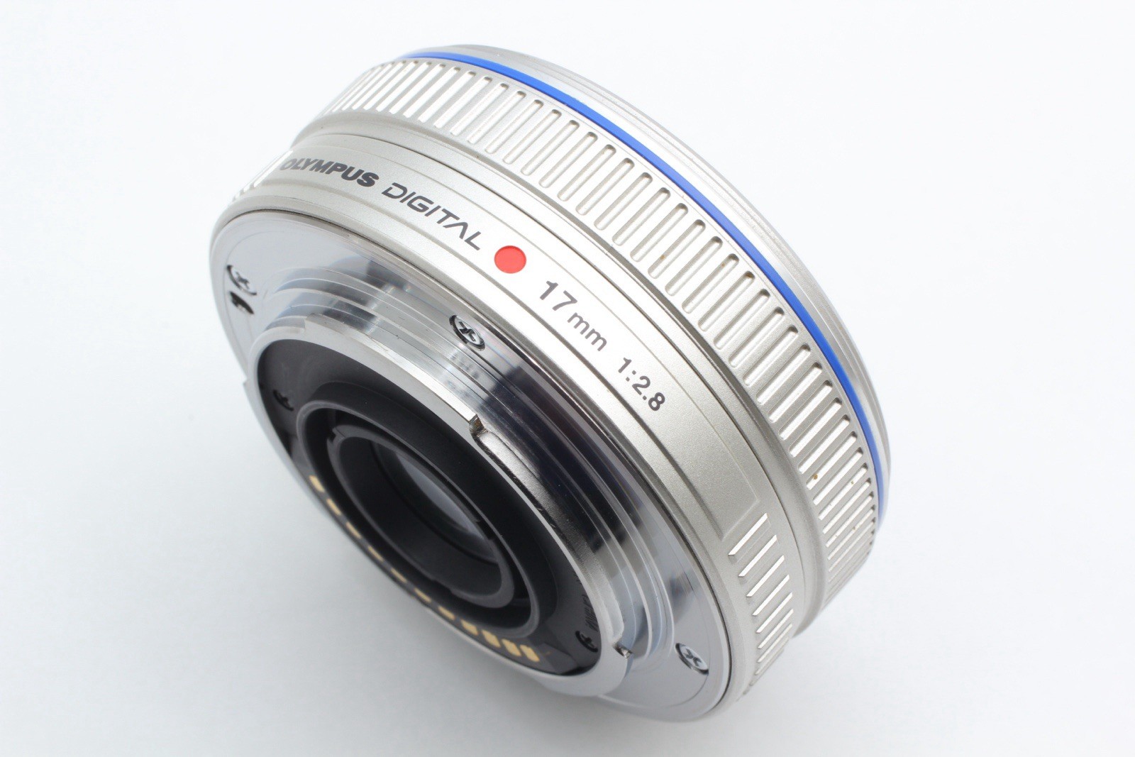 🎦【 Near MINT 】Olympus M.ZUIKO DIGITAL 17mm f/2.8 Silver Pancake Lens Form JAPAN