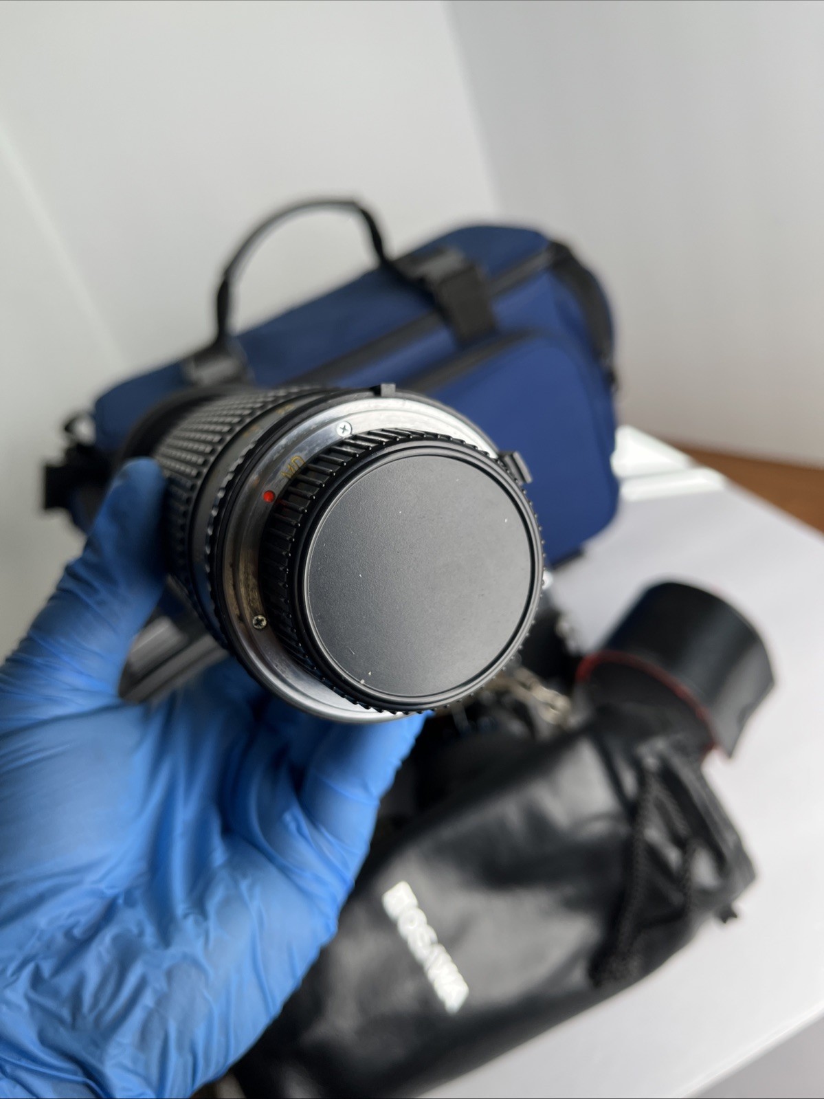 Minolta SRT 201 Camera Lot w/ Lenses, Flash, Bag Osawa Seikanon – TESTED & WORKS