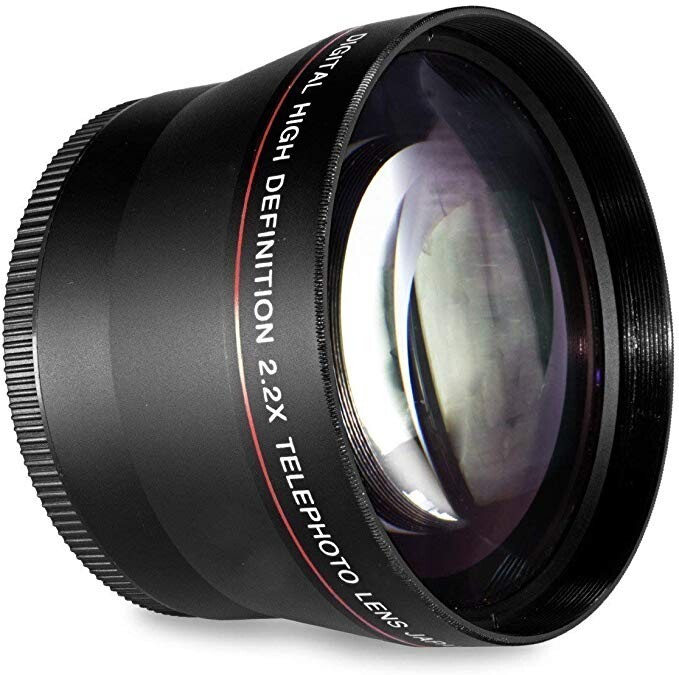 2.2X TELEPHOTO ZOOM LENS FOR CANON EOS REBEL T6 WITH 18-55MM AND 75-300MM LENS