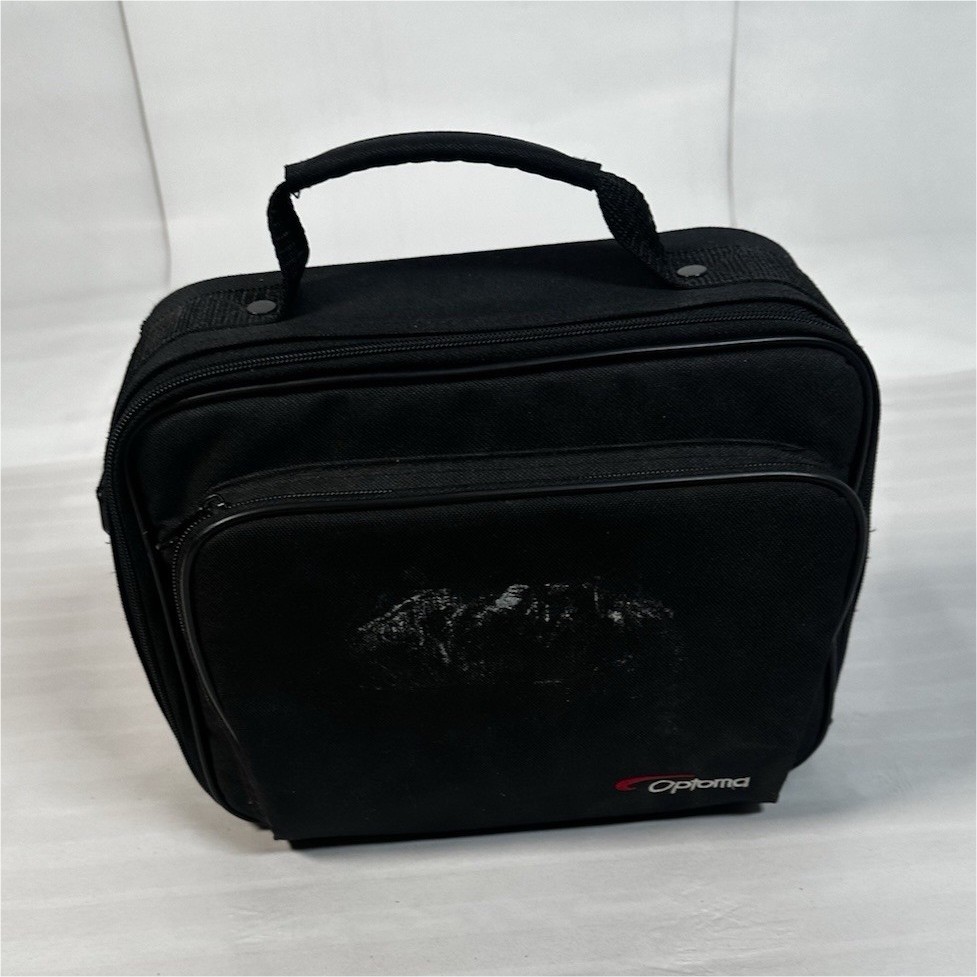 Optoma Black Fabric Projector Carry Shoulder Bag Case for Projector Accessories
