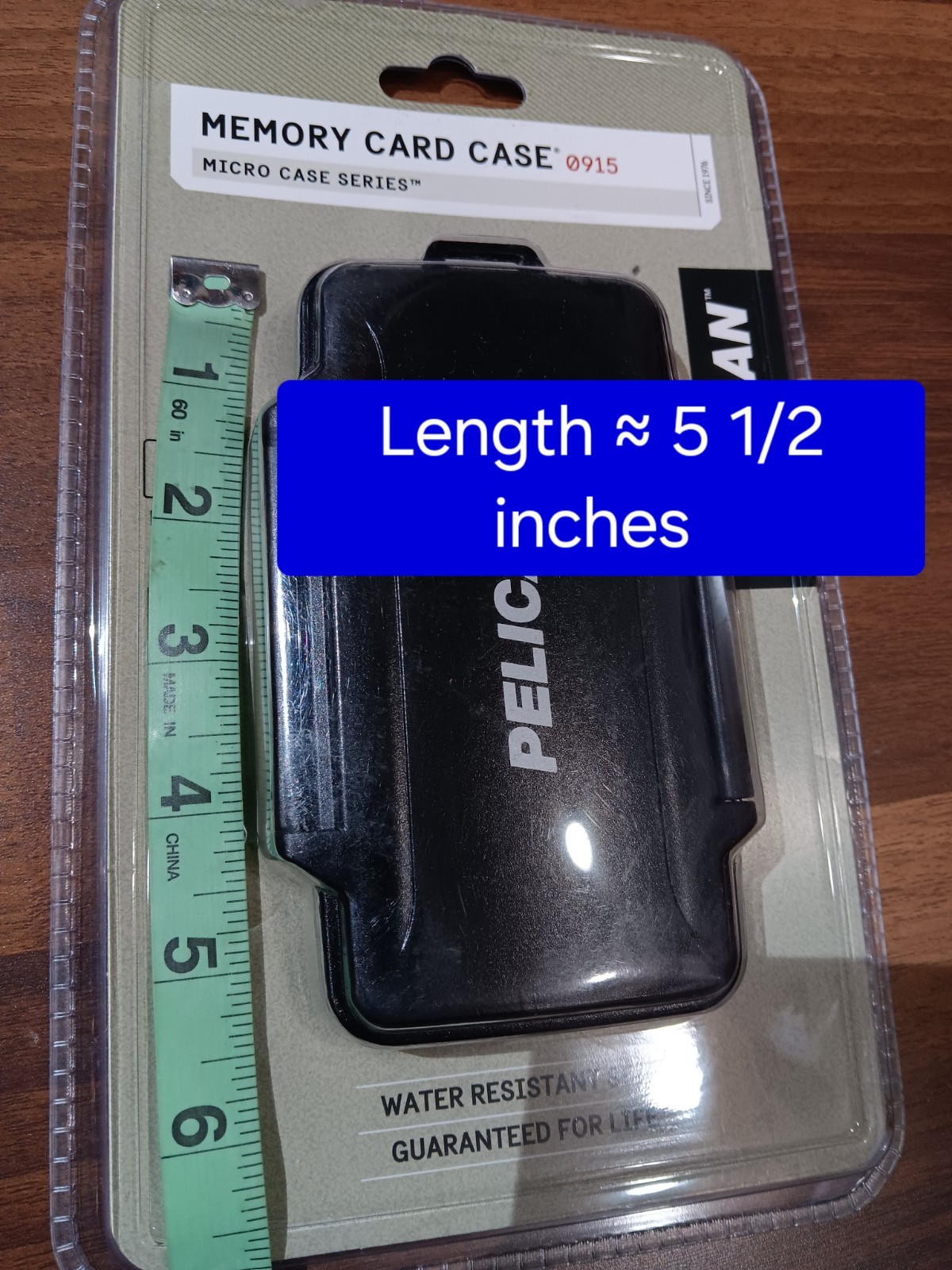 Black Pelican 0915 Memory Card Case 12 SD 6 miniSD 6 microSD Cards Water Resist