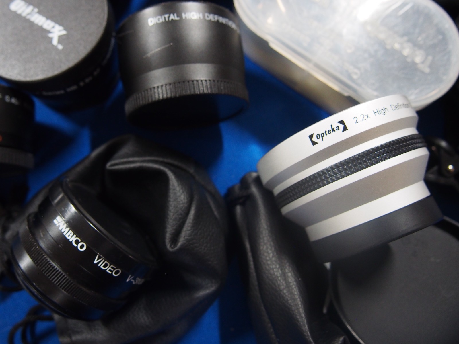 auxiliary camera lens lot utility telephoto macro