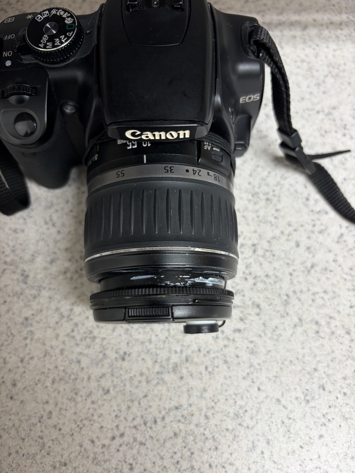Canon EOS Digital Rebel XTI Camera 18-55mm Zoom Lens Untested