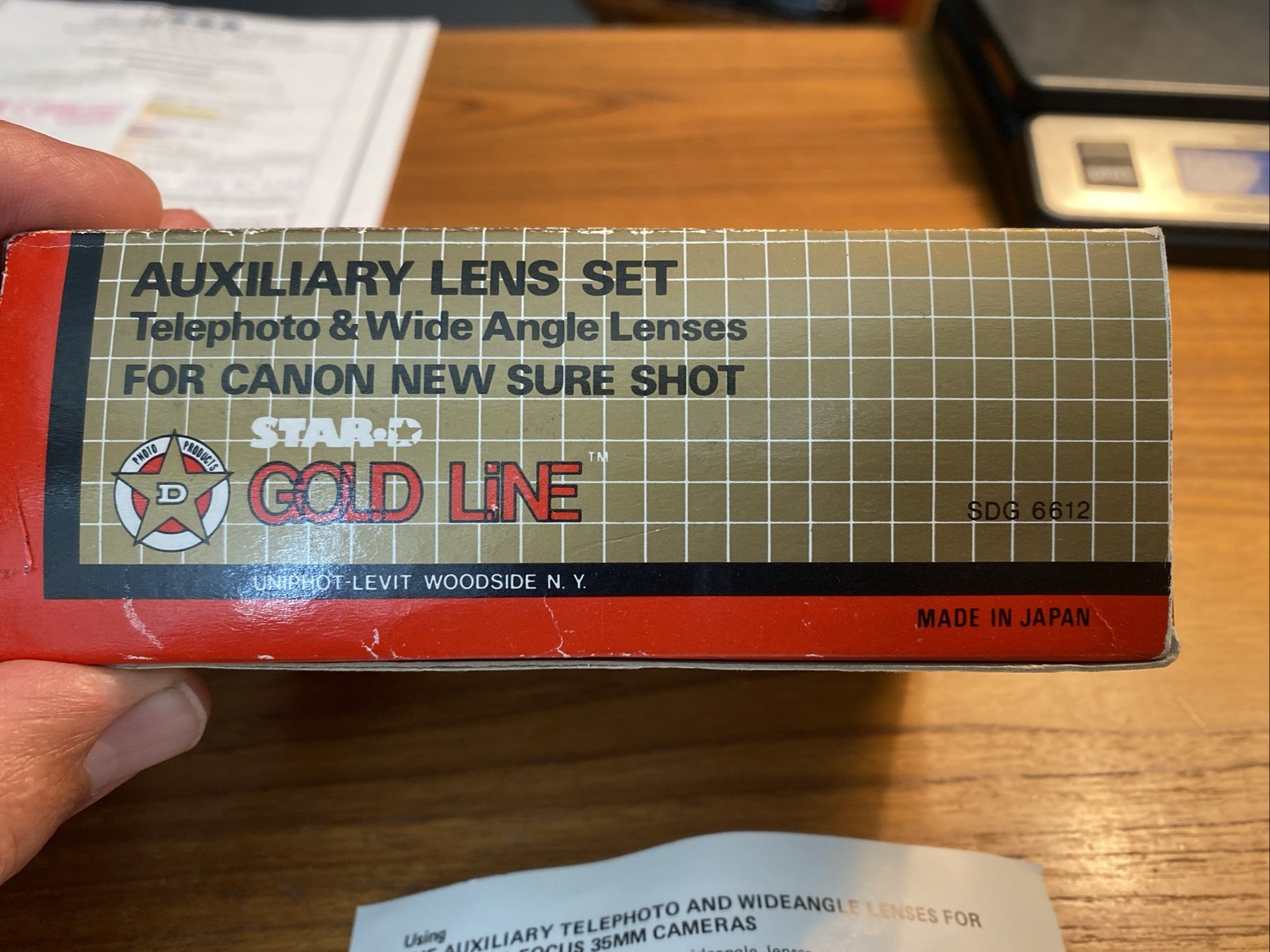 Auxiliary Lens Set Canon Sure Shot AF35MM Telephoto & Wide Angle Lens w/ Case