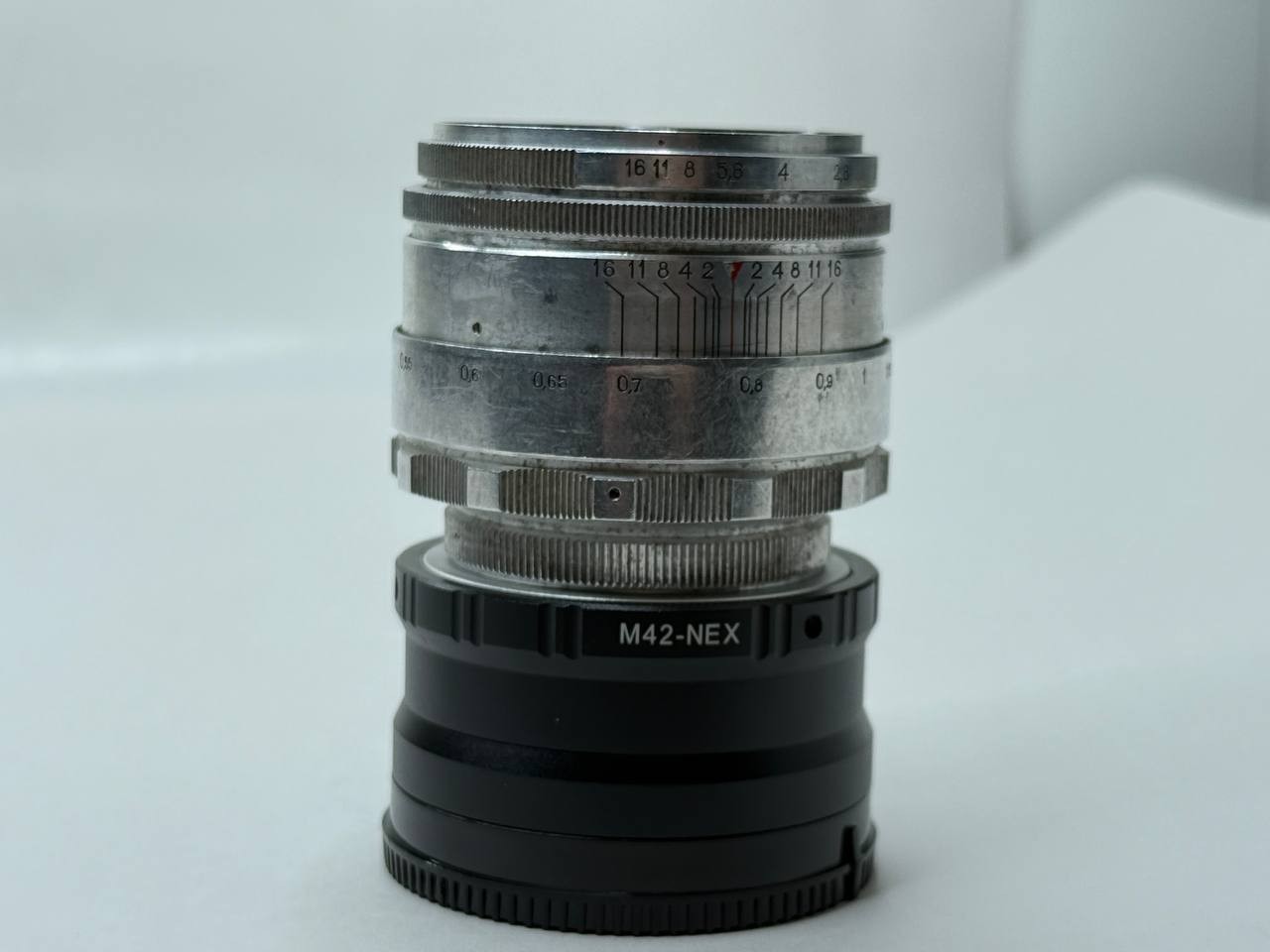 SERVICED Helios 44 58mm f/2 Silver 13 blades Bokeh SONY E cover Full Frame