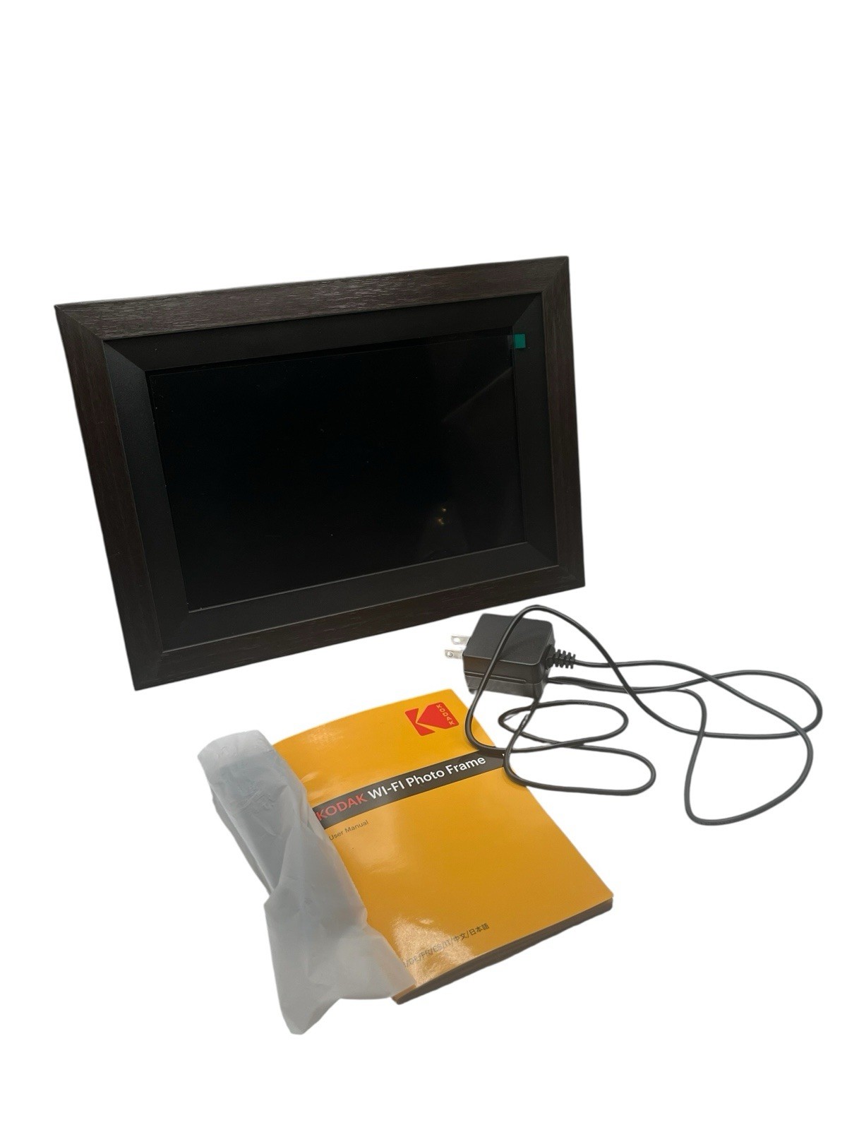 Kodak 10″ Wi-Fi Digital Picture Frame, Solid Wood Tone Frame Chocolate RCF-1012W